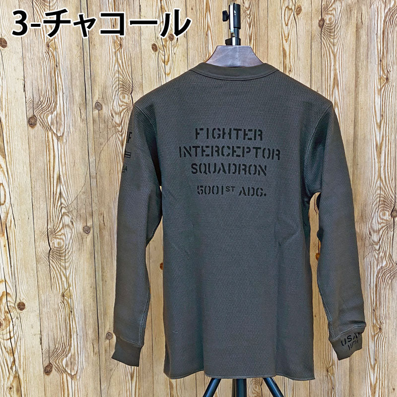 tシャツ BICOLOR HONEYCOMBI WAFFLE T-SHIRT/バイカラーハニカムワッフルTシャツ レディース AVIREX tシャツ BICOLOR HONEYCOMBI WAFFLE T-SHIRT/バイカラー