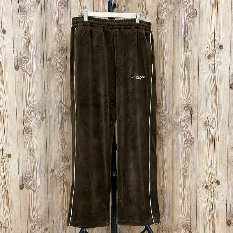 AVIREX アヴィレックス VELOUR PANTS CURSIVE LOGO ベロア