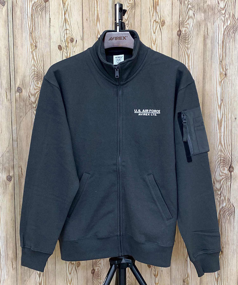 AVIREX アヴィレックス STENCIL STAND ZIP SWEAT HAT IN THE RING