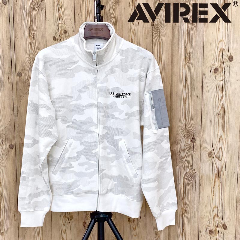 AVIREX アヴィレックス STENCIL STAND ZIP SWEAT HAT IN THE RING