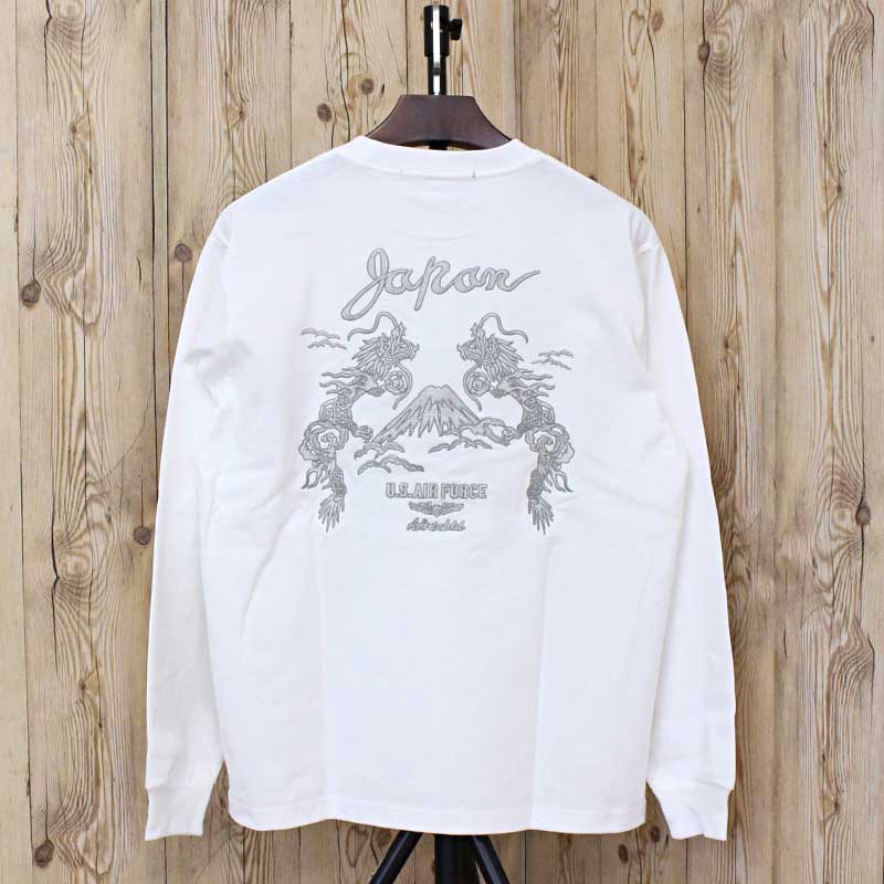 AVIREX アヴィレックス ダブルドラゴン スーベニア 長袖Tシャツ ロング
