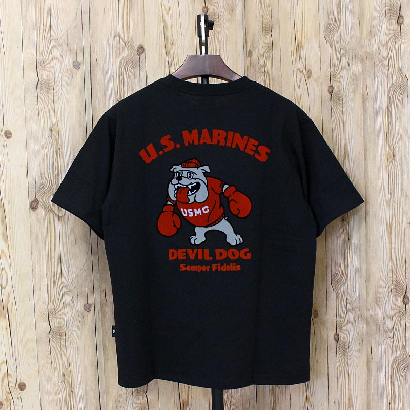 AVIREX アヴィレックス USMC BULLDOG TEE ブルドック半袖Tシャツ USMC BULLDOG T-SHIRT / ブルドック 半袖Tシャツ | AVIREX