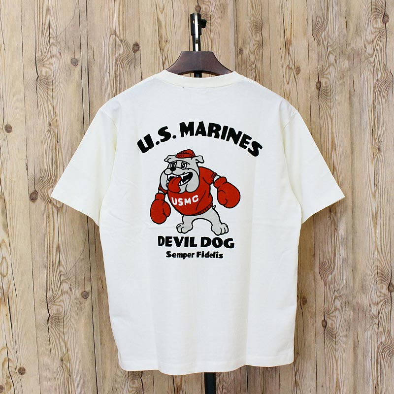 AVIREX アヴィレックス USMC BULLDOG TEE ブルドック半袖Tシャツ USMC BULLDOG T-SHIRT / ブルドック 半袖Tシャツ | AVIREX