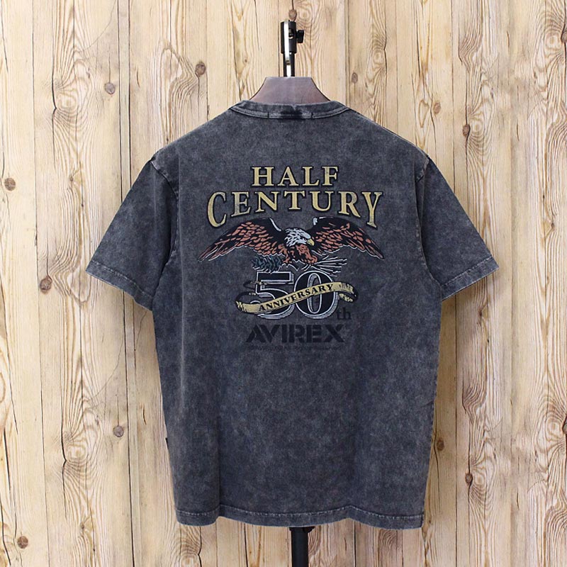 国内発送【AVIREX】HALF CENTURY ANNIV. T-SHIRT HALF CENTURY ANNIV. T-SHIRT | AVIREX（アヴィレックス