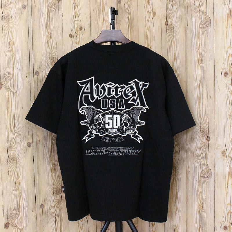 AVIREX アヴィレックス 50th Anniversary GRAPHIC T-SHIRT 半袖Tシャツ