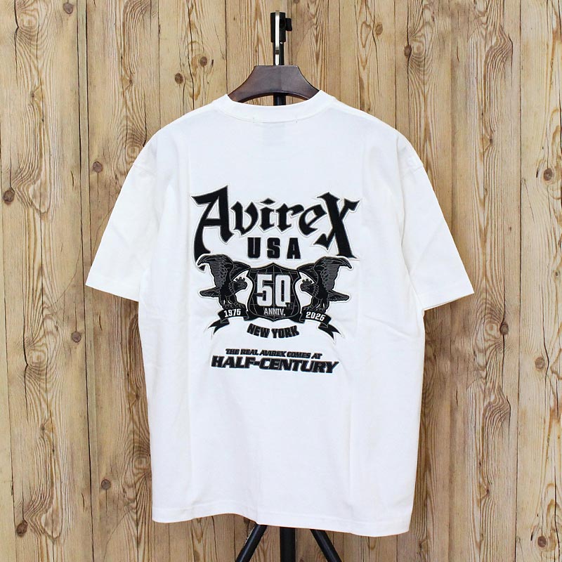 AVIREX アヴィレックス 50th Anniversary GRAPHIC T-SHIRT 半袖Tシャツ