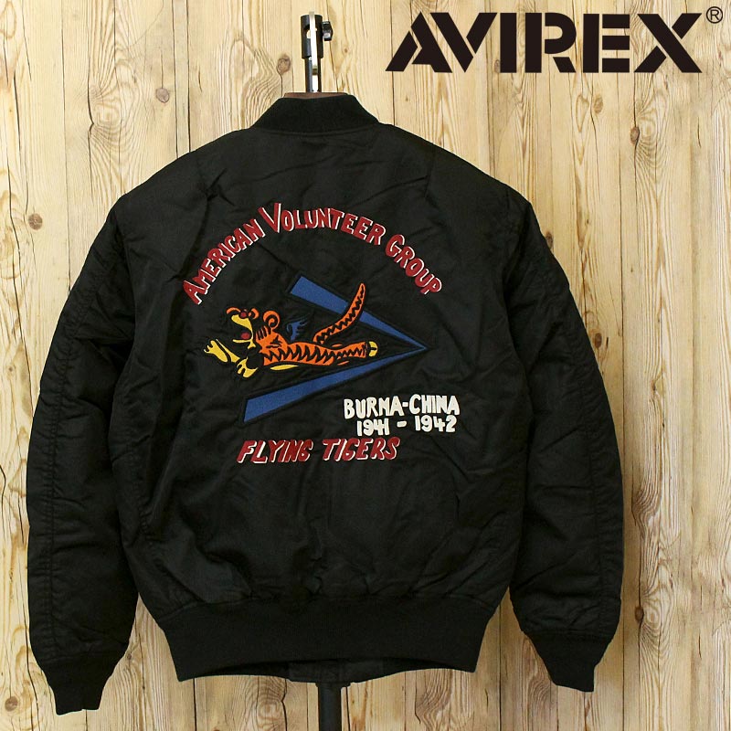 AVIREX アヴィレックス WASHED MA-1 FLYING TIGERS 783-5252012