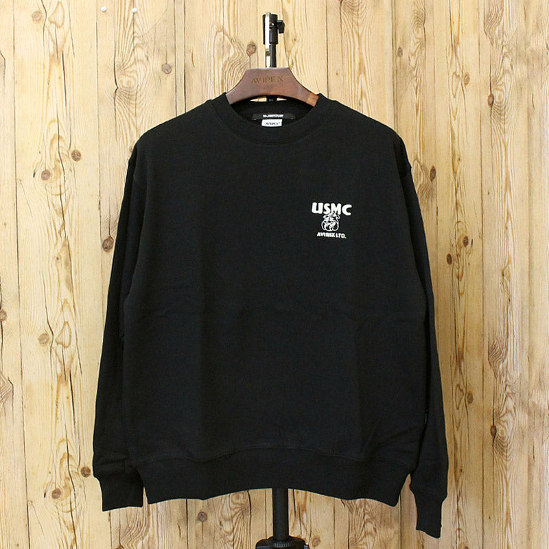AVIREX アヴィレックス USMC BULLDOG CREWNECK SWEAT 783-5232005 