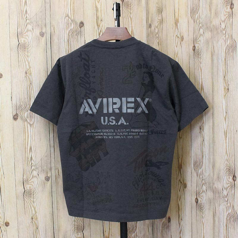 AVIREX アヴィレックス ARCHIVE PRINT TEE 783-6134023 アーカイブ