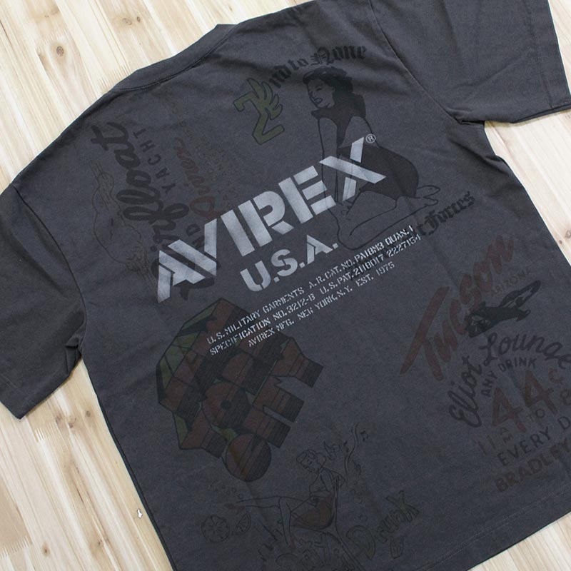 AVIREX アヴィレックス ARCHIVE PRINT TEE 783-6134023 アーカイブ