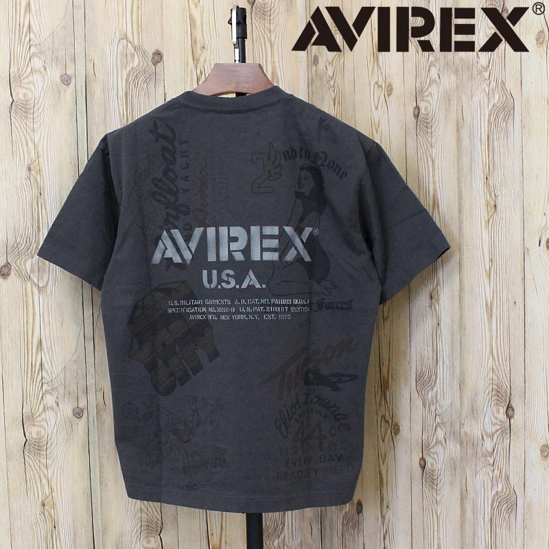 AVIREX アヴィレックス ARCHIVE PRINT TEE 783-6134023 アーカイブ