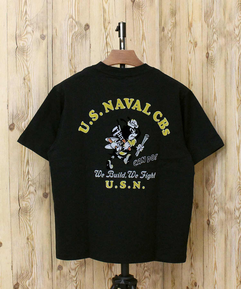 AVIREX アヴィレックス U.S. NAVAL CBs FLOCKY T-SHIRT ユーエス