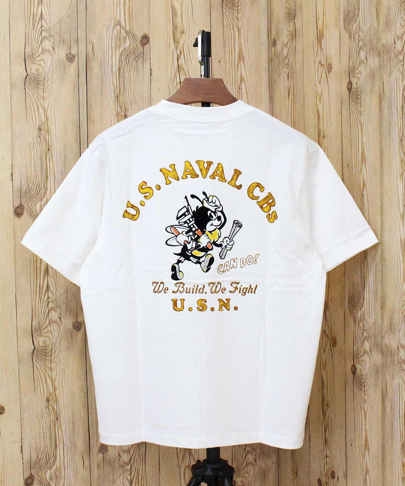 AVIREX アヴィレックス U.S. NAVAL CBs FLOCKY T-SHIRT ユーエス