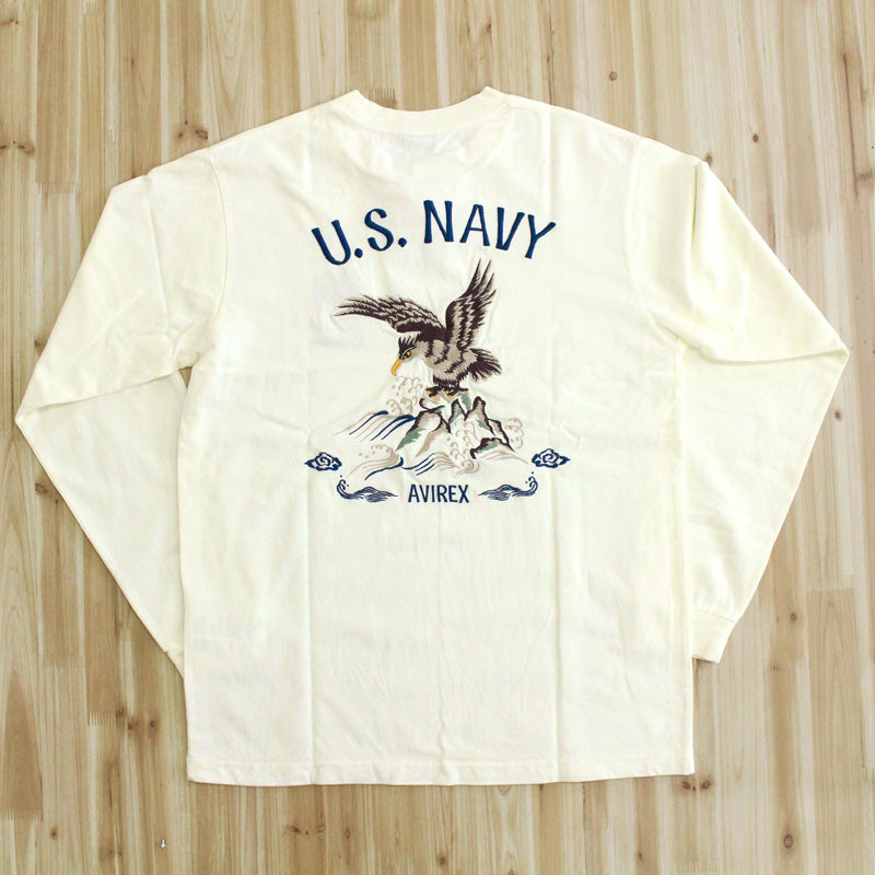 AVIREX アヴィレックス NAVAL COLLECTION SOUVENIR EMBROIDERY LONG