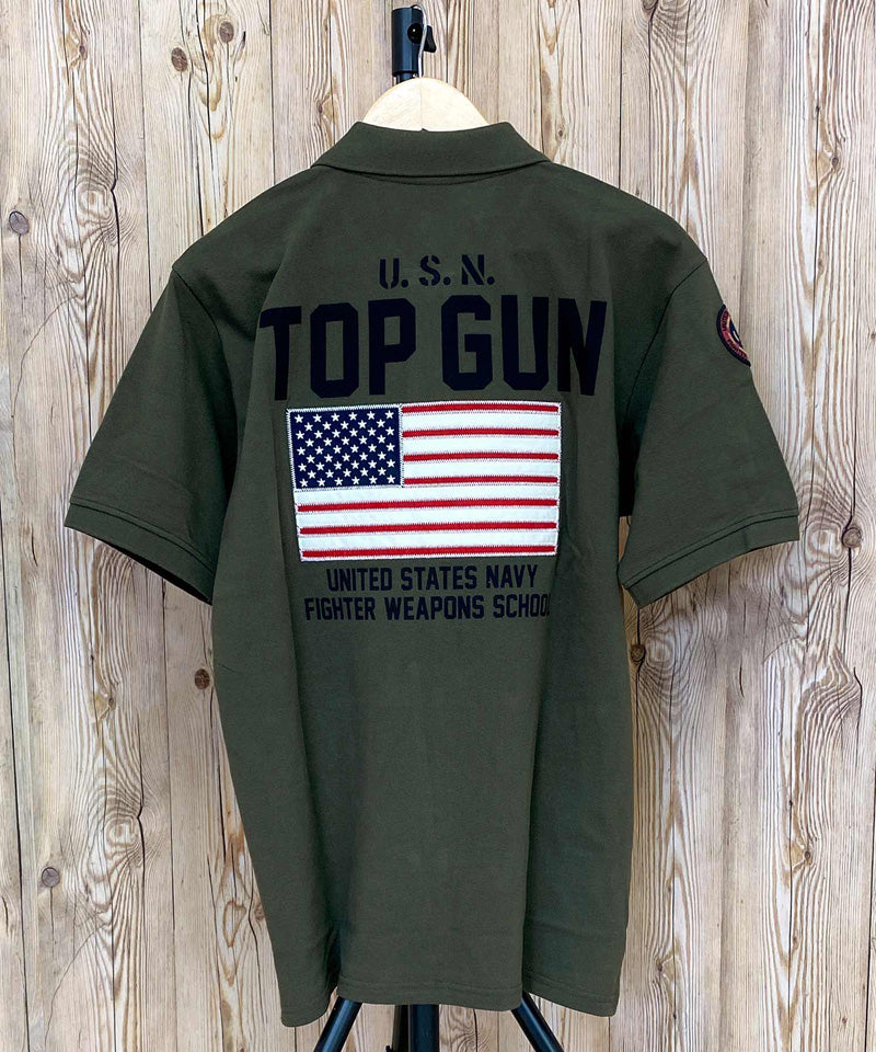 ポロシャツ トップガン アヴィレックス　AVIREX L 未使用　完売品 WEB&DEPOT限定》TOP GUN POLO SHIRT/トップガン ポロシャツ