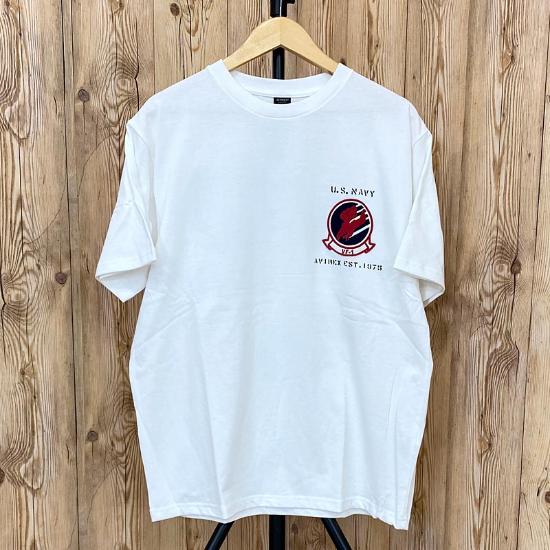 AVIREX アビレックス TOP GUN SHEETING PATCH T-SHIT トップガン半袖T