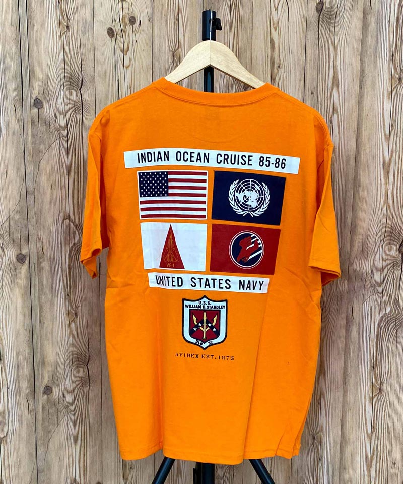 AVIREX アビレックス TOP GUN SHEETING PATCH T-SHIT トップガン半袖T