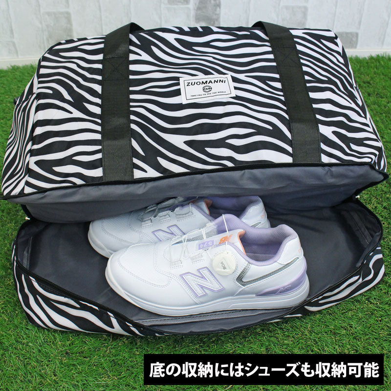 ゴルフバッグ ボストンバッグ レディース シューズ靴収納 2WAY