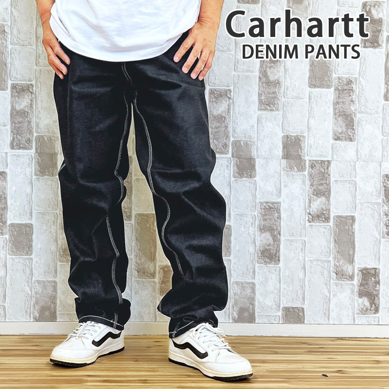 Carhartt カーハート WIP リラックスストレートワークデニムパンツ シンプルパンツ Simple Pant