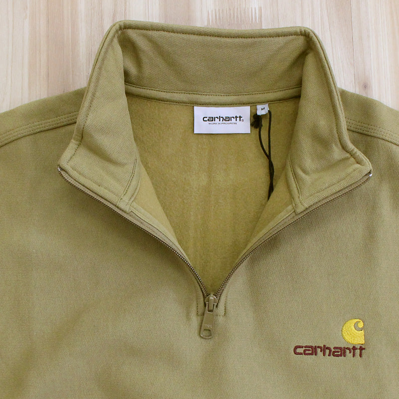 carhartt カーハート ハーフジップ アメリカンスクリプト スウェット 裏起毛 – TopIsm