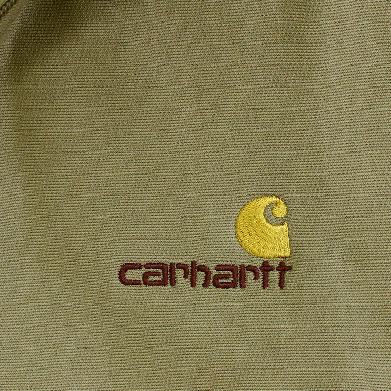 carhartt カーハート ハーフジップ アメリカンスクリプト スウェット 裏起毛 – TopIsm