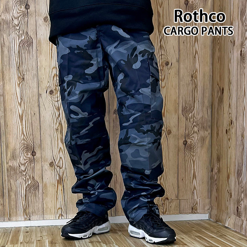 ROTHCO ロスコ カモフラージュ BDU ワイドカーゴパンツ – TopIsm