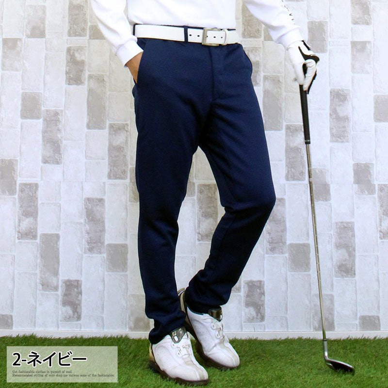 【113 GOLF RIB PANTS】サイドロゴ ストレッチ ゴルフパンツ 5 1PIU1UGUALE3 GOLF - 113 GOLF RIB PANTS / 4WAYストレッチ