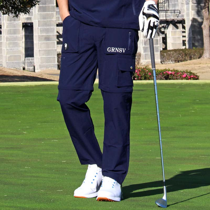 マルボン ゴルフ ウェア メンズ ハーフジップシャツ ショートパンツ 2点セット 夏マルボンゴルフ メンズ ハーフジップシャツ ショートパンツ 2