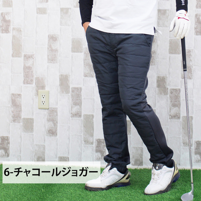 ワックゴルフ ダウンパンツブラック