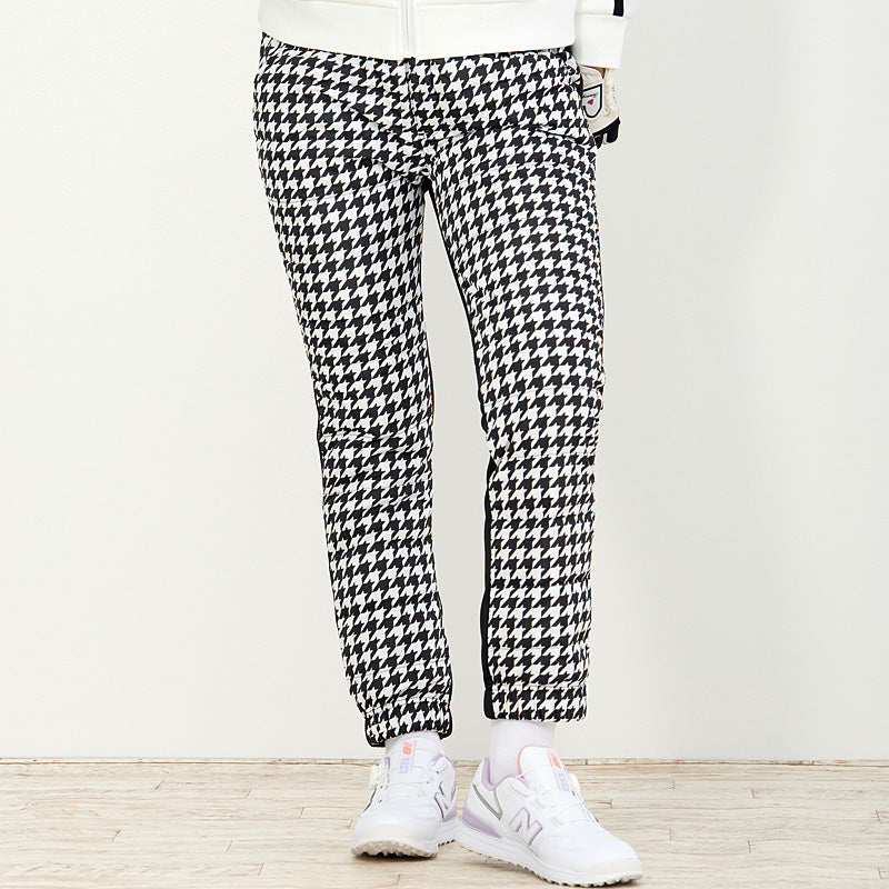 ダウンパンツ レディース ゴルフパンツ ダウン80% 暖裏起毛 裏