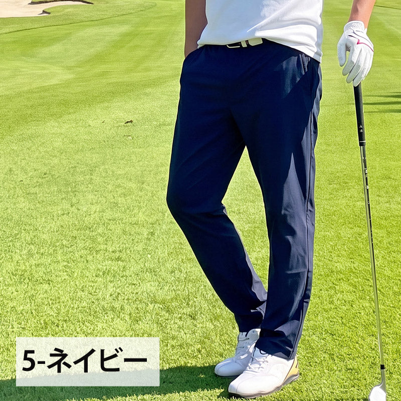 BRIEFING ゴルフ　ストレッチ パンツ ウエストゴム入り　Mサイズ ゴルフウェア メンズ ゴルフパンツ 接触冷感 ストレッチ ウエストゴム