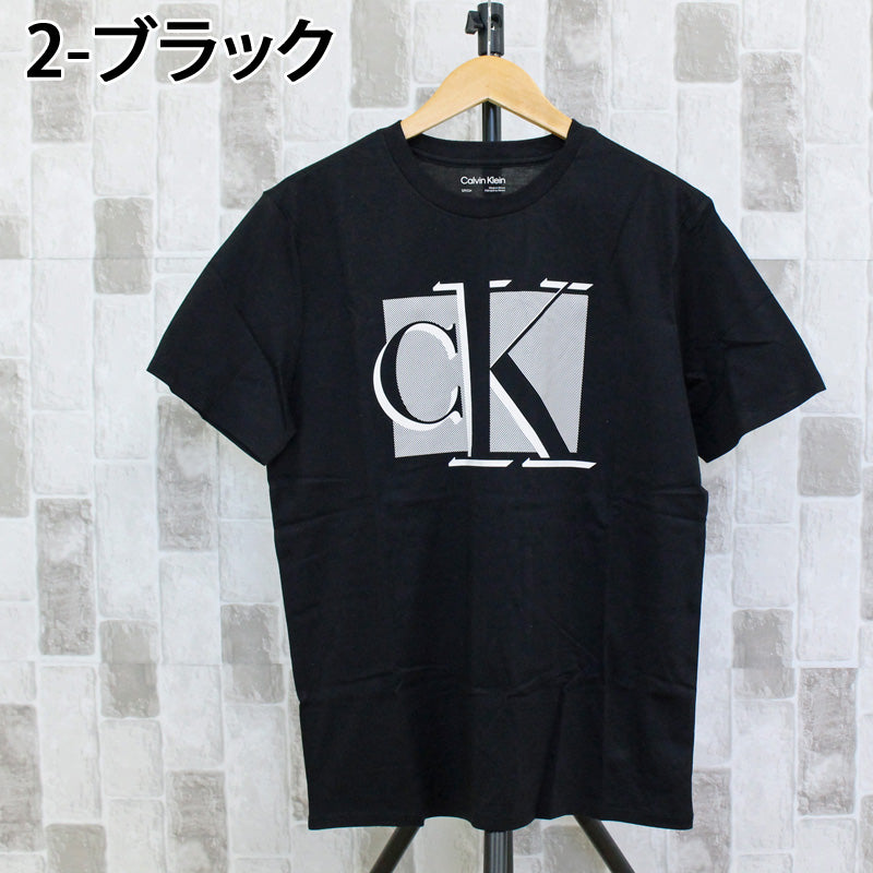 カルバンクライン ビッグロゴクルーネックTシャツ Calvin Klein カルバンクライン CK ビッグロゴクルーネックT