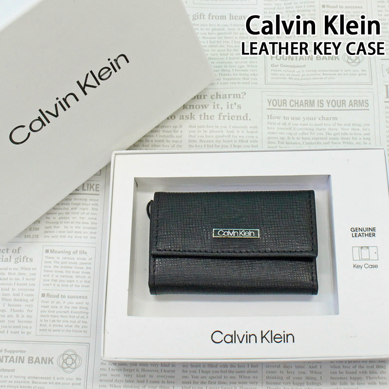 Calvin Klein カルバンクライン CK ワンポイント6連フック レザーキーケース Key Case – TopIsm