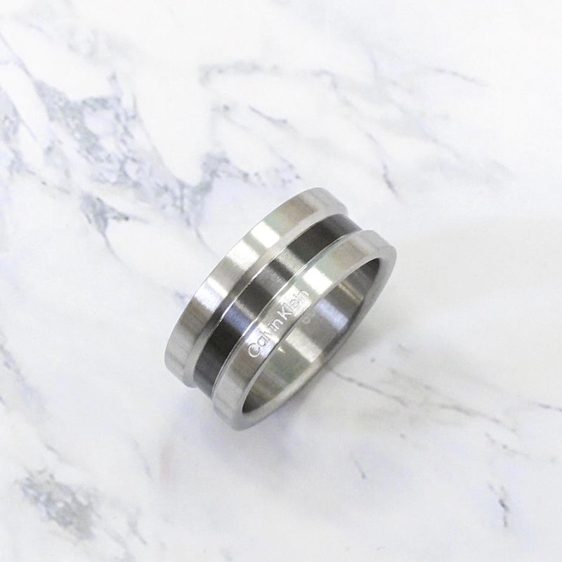 Calvin Klein カルバンクライン CK センターラインステンレスリング 