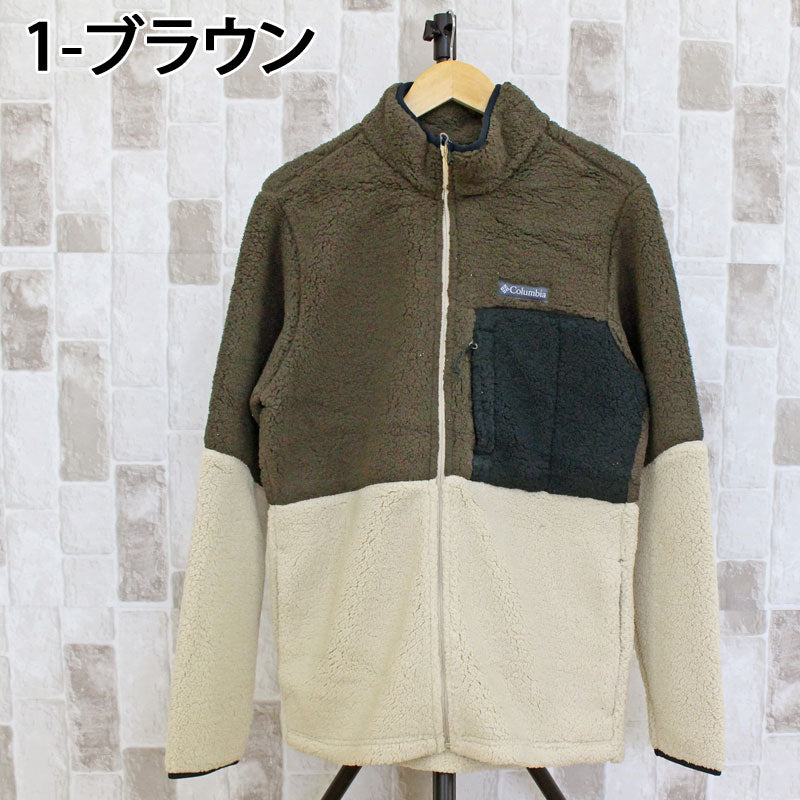 Columbia シェルパ フリース プルオーバー ジャケット タグ付き Columbia コロンビア マウンテンサイド ヘビーウェイト シェルパ