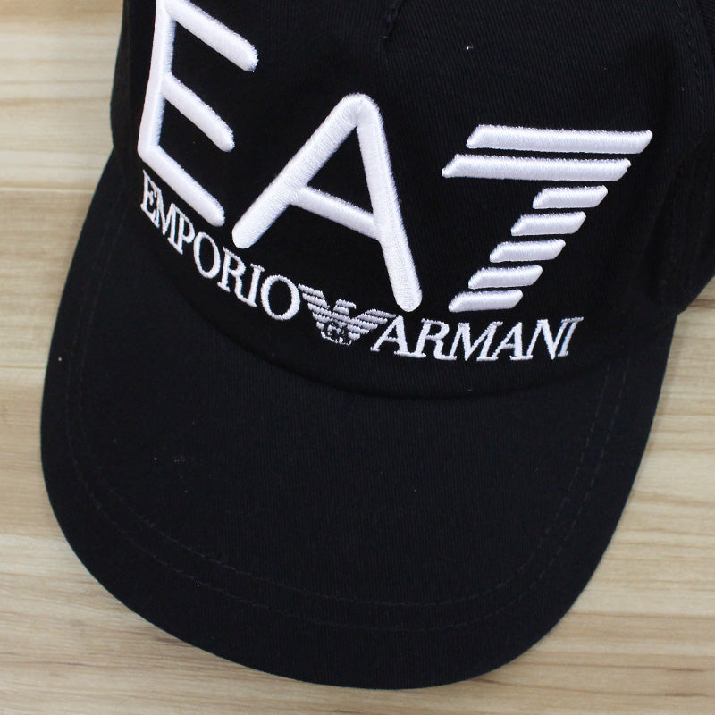 エンポリオアルマーニ EA-7 ビッグロゴ刺繍6パネルベースボール 
