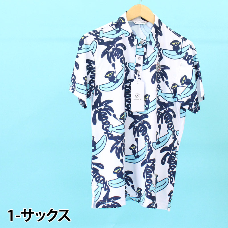 and per se 半袖ポロシャツ 花柄 ゴルフウェア Mサイズ 極美品 楽天市場】アンパスィ ゴルフウェア 半袖シャツ 春 夏 ソルケア