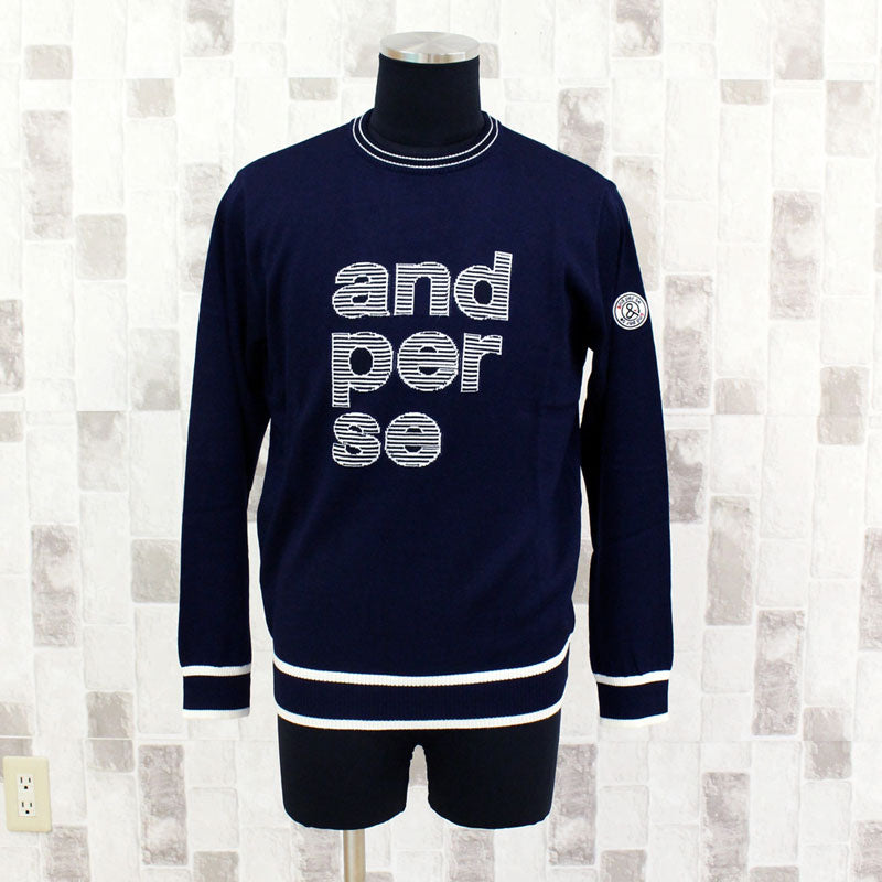 and per se アンパスィ ゴルフウェア メンズ ニットセーター トップス