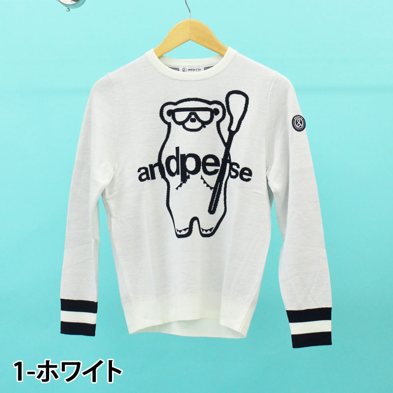 and per se アンパスィ ゴルフウェア レディース ニットセーター