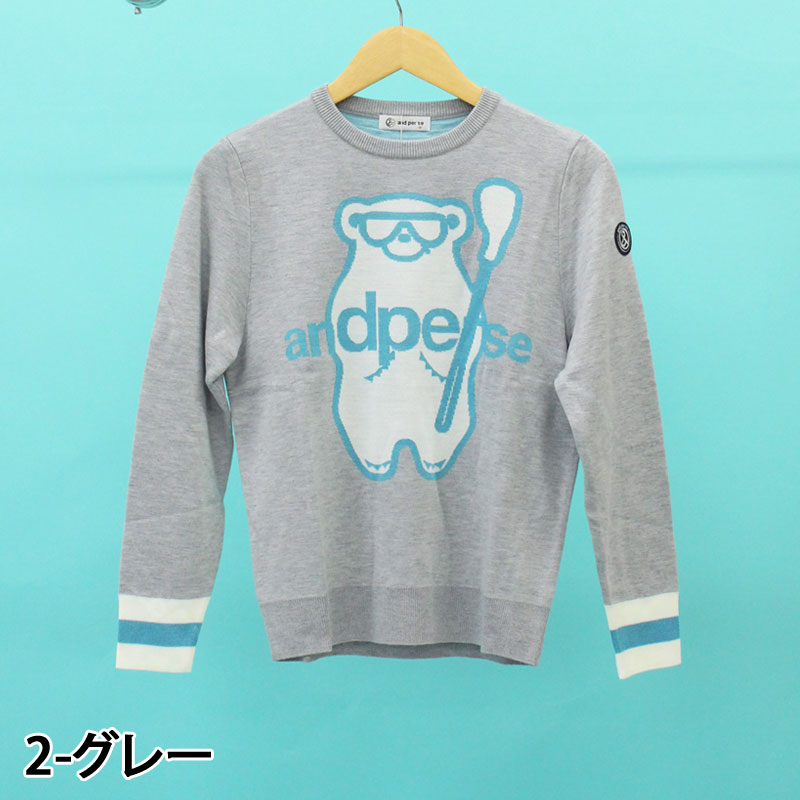 and per se アンパスィ ゴルフウェア レディース ニットセーター