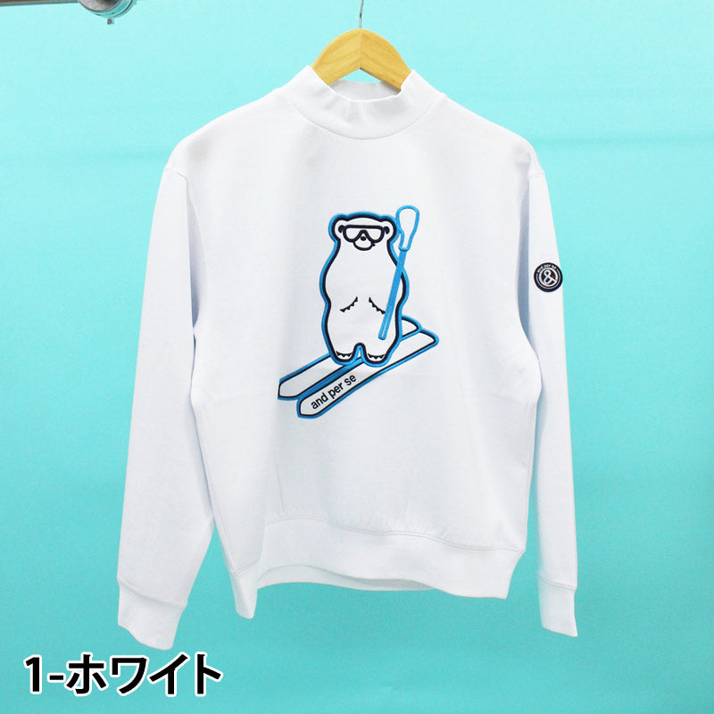 and per se アンパスィ ゴルフウェア レディース トレーナー モック