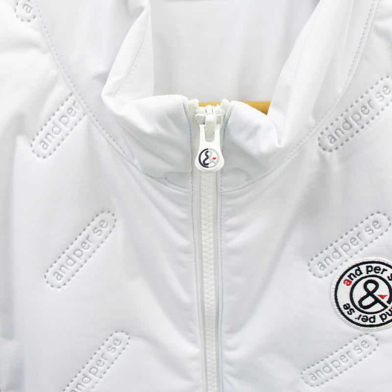 アンパスィ 長袖中綿ダウン フリースジャケット Mサイズ and per se