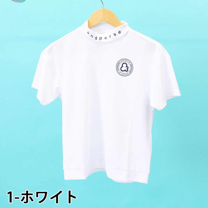 and per se アンパスィ ゴルフウェア レディースモックネックシャツ