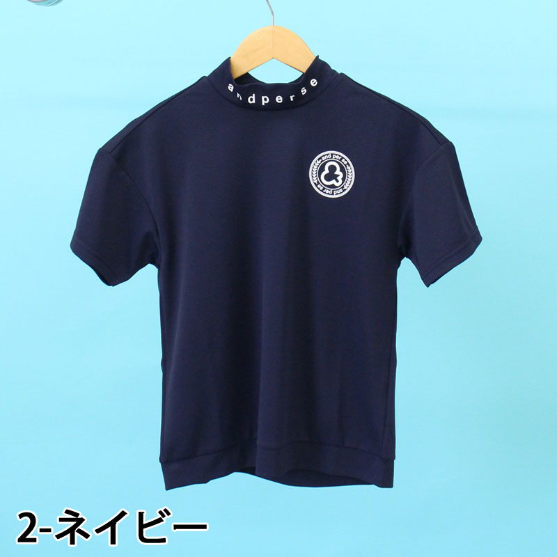 and per se アンパスィ ゴルフウェア レディースモックネックシャツ