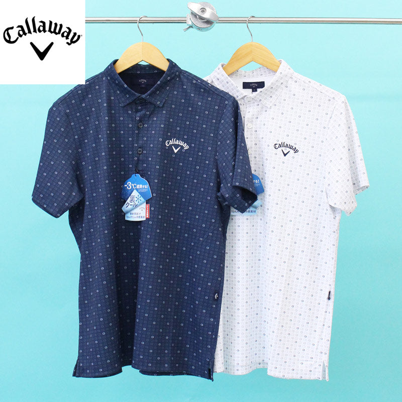 キャロウェイ　ポロシャツ Callaway（キャロウェイ） ゴルフウェア ポロシャツ 半袖 メンズ 幾何
