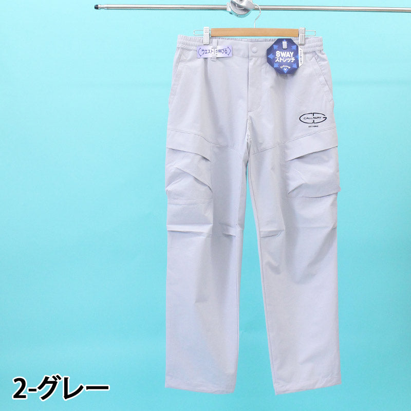 キャロウェイ☆ウエストが伸びるホワイトパンツ Callaway キャロウェイアパレル ゴルフウェア メンズ ゴルフ