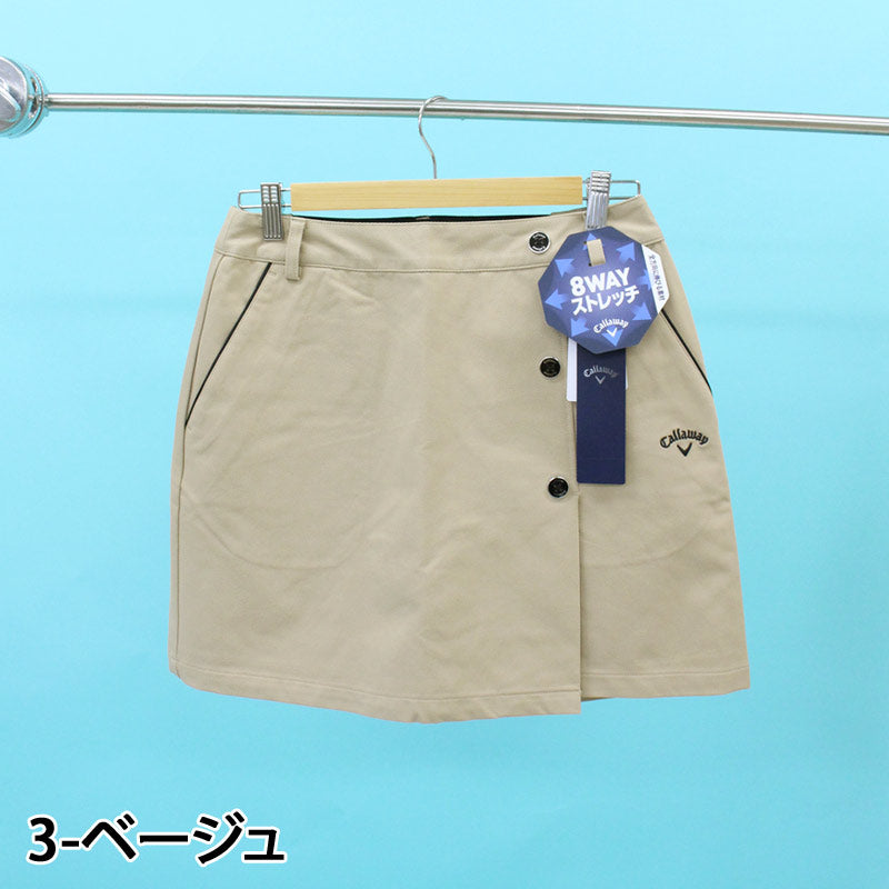 Callaway - キャロウェイ ショートパンツ ラップスカート ベロアカットソー ラップスカート風 ショートパンツ(WOMENS