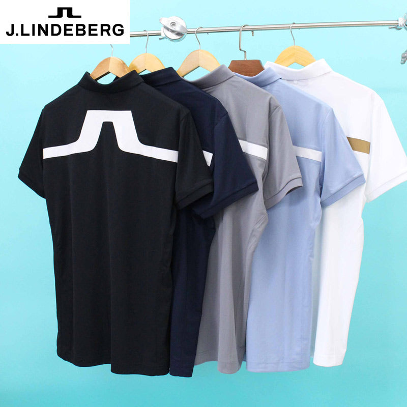 Jリンドバーグ J.LINDEBERG ゴルフウェア メンズ ポロシャツ 半袖 UV