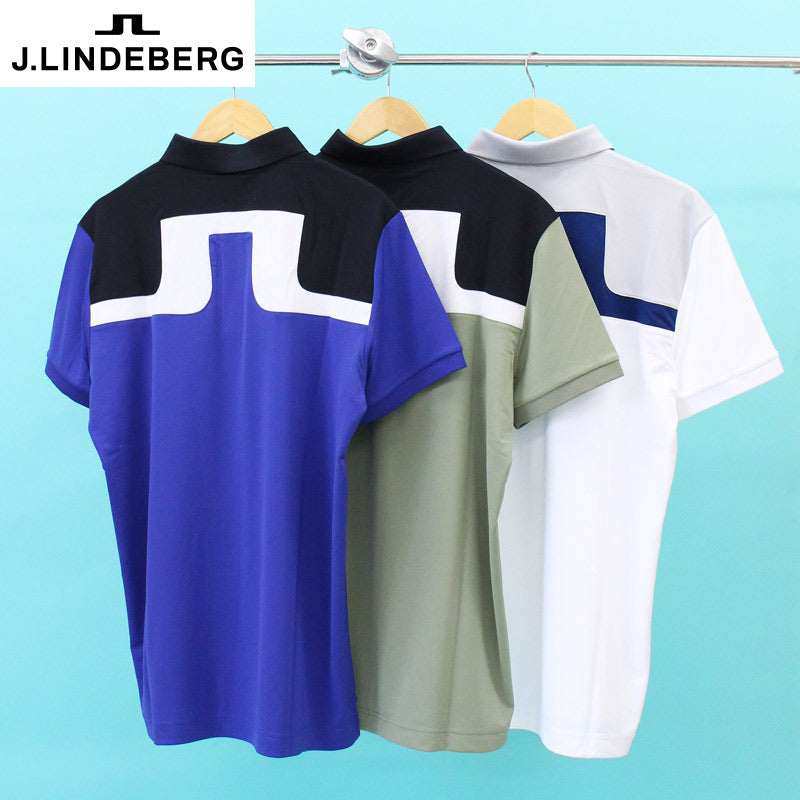 Jリンドバーグ J.LINDEBERG ゴルフウェア メンズ ポロシャツ 半袖 吸水