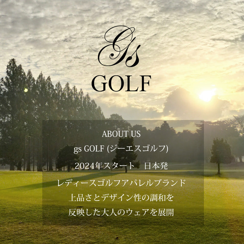 gs GOLF ゴルフウェア レディース 上下セットアップ スウェット